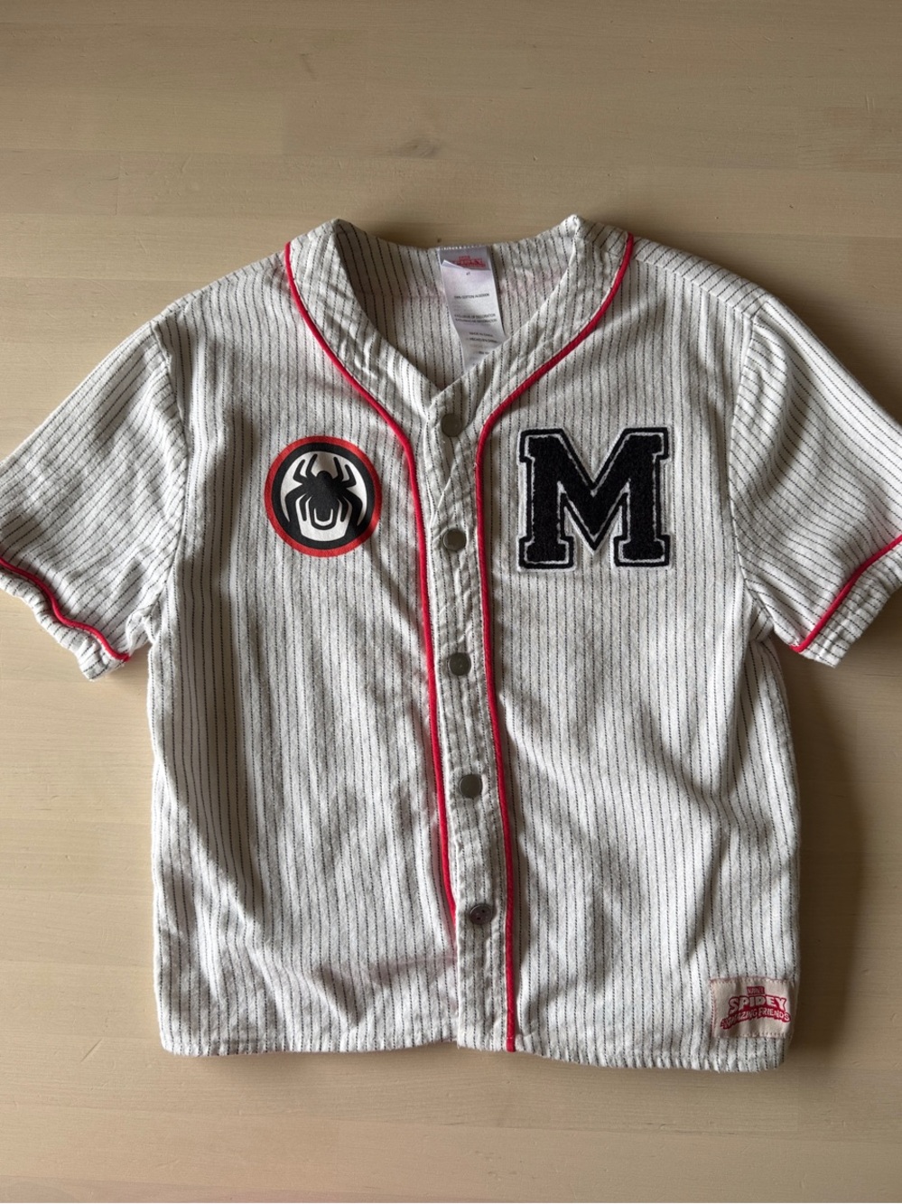 Marvel Miles Morales Baseball Shirt 4T